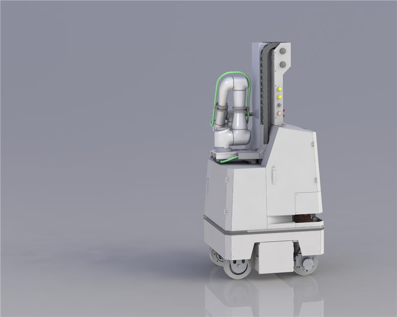 Latex Paint Spraying Robot